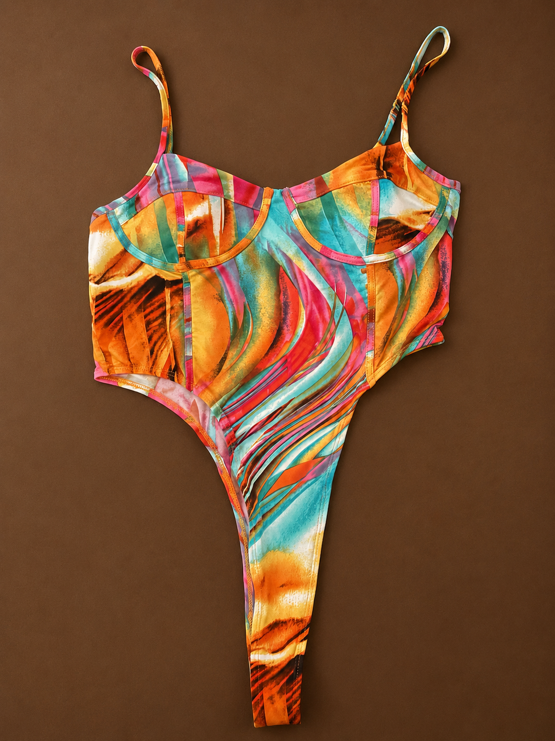 BODYSUIT TROPICAL SUNSET
